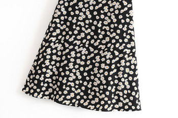 Νέο μοντέλο γυναικεία φούστα με χρωματιστό πριντ