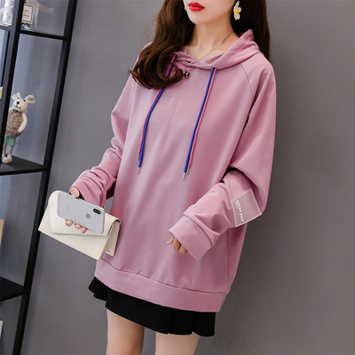 Καθημερινή  γυναικεία μπλούζα με κουκούλα και κορδόνια- σε τέσσερα χρώματα