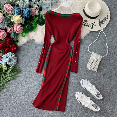 Γυναικείο χειμωνιάτικο φόρεμα  σε διάφορα χρώματα