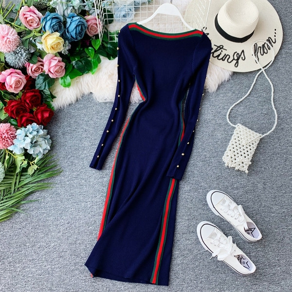 Γυναικείο χειμωνιάτικο φόρεμα  σε διάφορα χρώματα