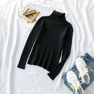 Γυναικεία πουλόβερ με ψηλό γιακά σε διάφορα χρώματα