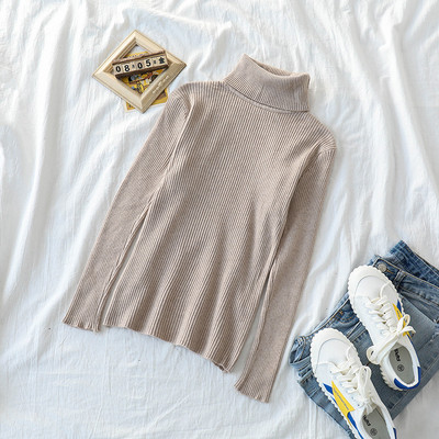 Γυναικεία πουλόβερ με ψηλό γιακά σε διάφορα χρώματα