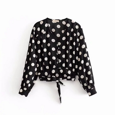 Γυναικεία μπλούζα σε λευκό και μαύρο χρώμα