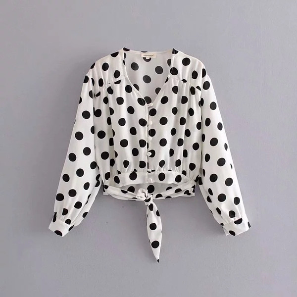 Γυναικεία μπλούζα σε λευκό και μαύρο χρώμα