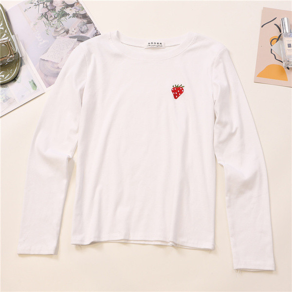 Casual γυναικεία μπλούζα σε διάφορα χρώματα με κεντήματα