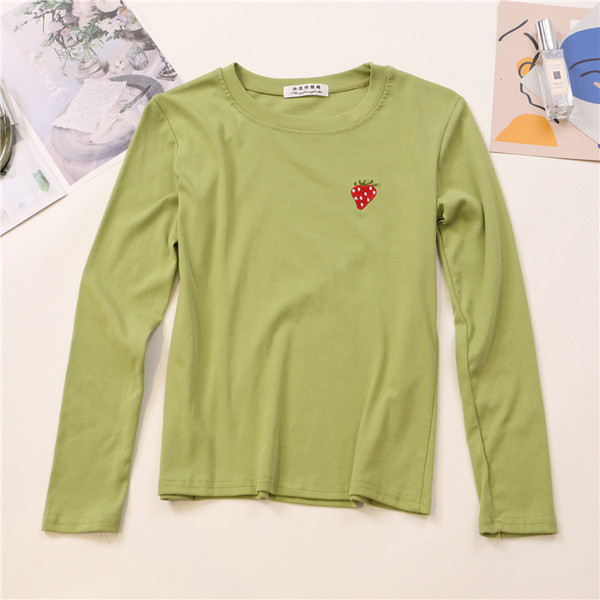 Casual γυναικεία μπλούζα σε διάφορα χρώματα με κεντήματα