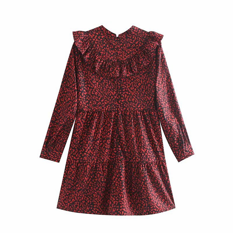 Rochie scurta casual cu maneca lunga - model larg