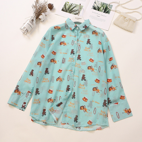 Aktuális női ing három színben rátéttel