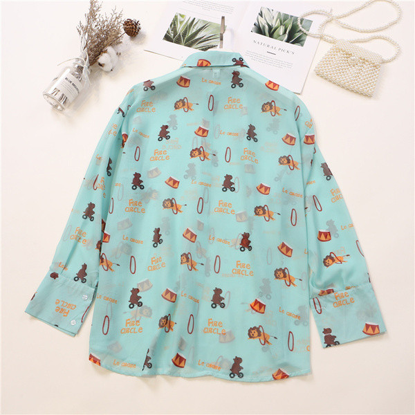 Aktuális női ing három színben rátéttel