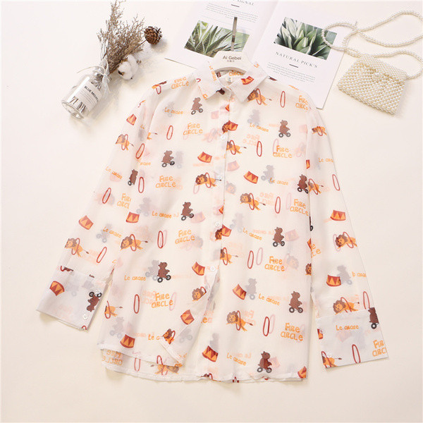 Aktuális női ing három színben rátéttel