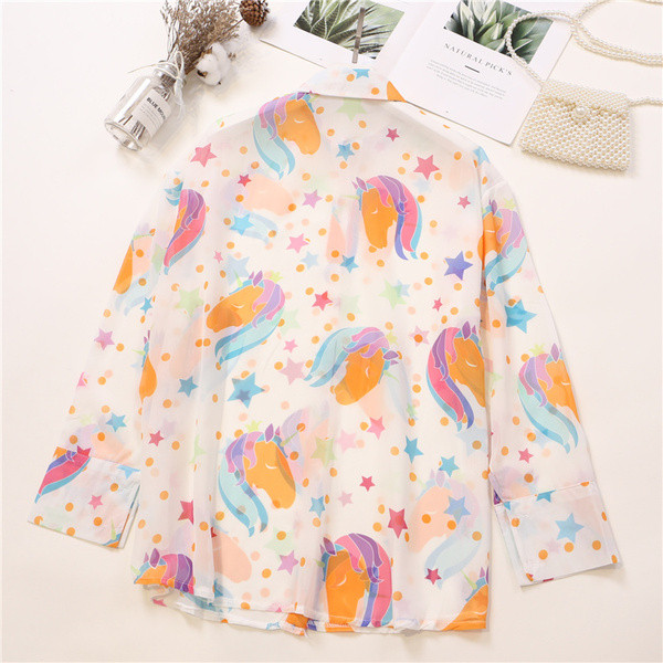 Μοντέρνο γυναικείο πουκάμισο σε λευκό και μαύρο χρώμα