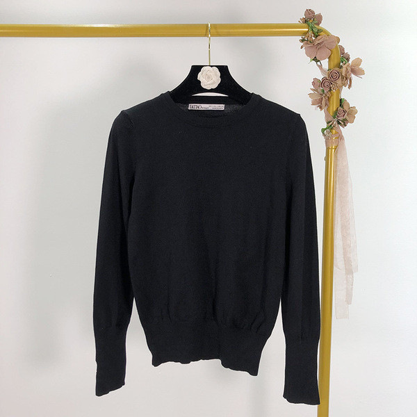 Top μοντέλο γυναικείο πουλόβερ  σε μαύρο, μπεζ και καφέ χρώμα