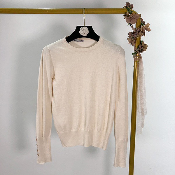 Top μοντέλο γυναικείο πουλόβερ  σε μαύρο, μπεζ και καφέ χρώμα