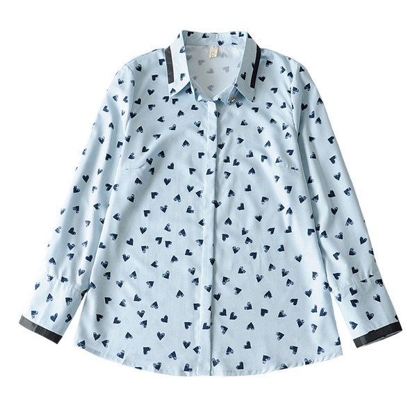 Cămașă modernă de damă cu mâneci lungi și guler clasic în două culori