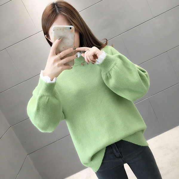 Pulover elegant de dama - model larg in mai multe culori