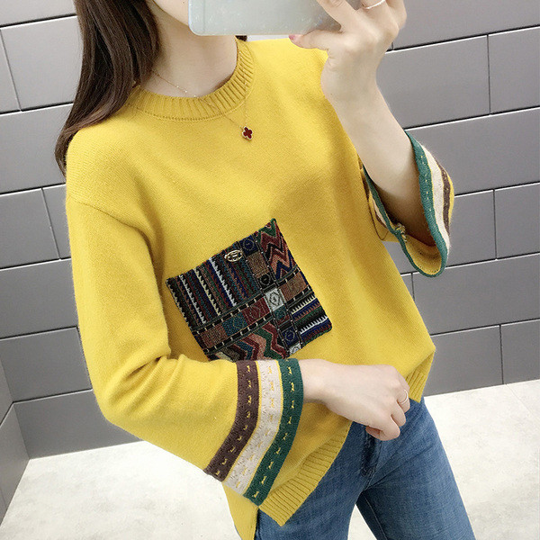 Χειμερινό γυναικείο πουλόβερ σε τρία χρώματα