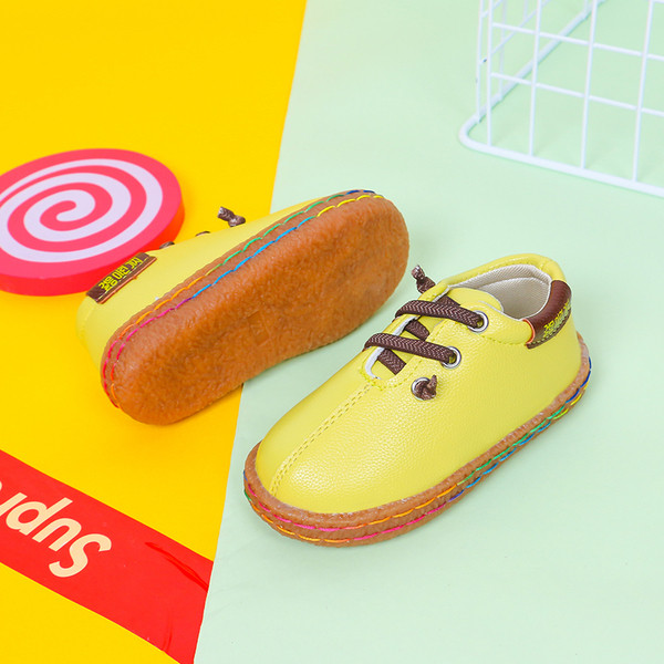 Μοντέρνα παιδικά παπούτσια  οικολογικού δέρματος για αγόρια