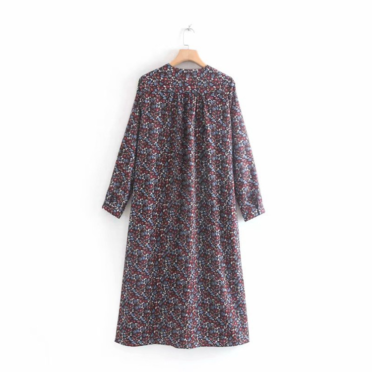 Μακρύ καθημερινό φόρεμα  φαρδύ μοντέλο