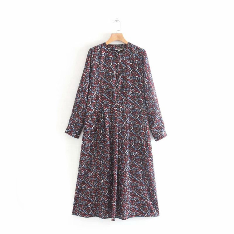 Μακρύ καθημερινό φόρεμα  φαρδύ μοντέλο