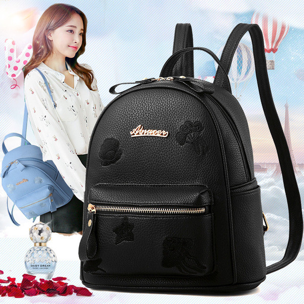 Γυναικείο σακίδιο με φερμουάρ σε πέντε χρώματα