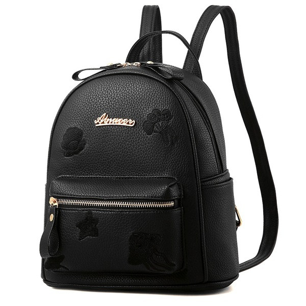 Γυναικείο σακίδιο με φερμουάρ σε πέντε χρώματα