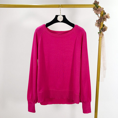 Slim Casual γυναικείο πουλόβερσε πολλά χρώματα - ένα απλό μοντέλο