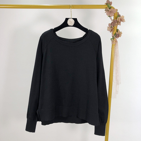 Slim Casual γυναικείο πουλόβερσε πολλά χρώματα - ένα απλό μοντέλο