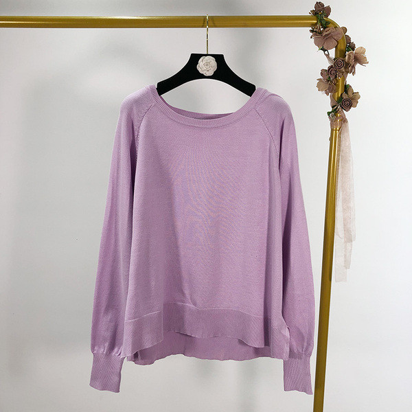 Slim Casual γυναικείο πουλόβερσε πολλά χρώματα - ένα απλό μοντέλο