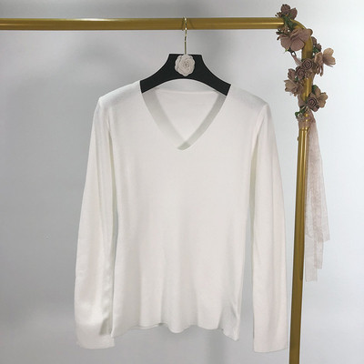 Γυναικείο καθημερινό  λεπτό πουλόβερ σε κρίκους σε πέντε χρώματα