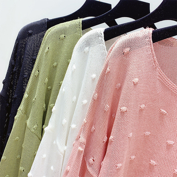 Γυναικείο πουλόβερ με στρογγυλό λαιμό σε διάφορα χρώματα