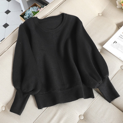 Γυναικείο πουλόβερ  με λαιμό O σε διάφορα χρώματα