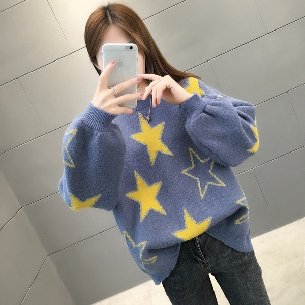 Μοντέρνο γυναικείο πουλόβερ  σε τρία χρώματα