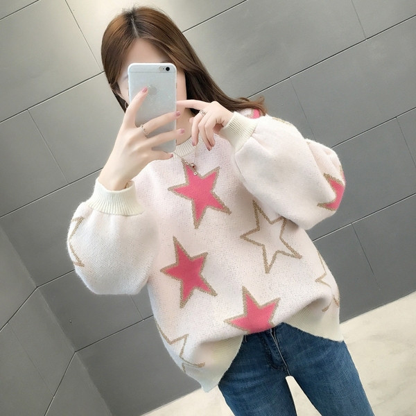 Μοντέρνο γυναικείο πουλόβερ  σε τρία χρώματα