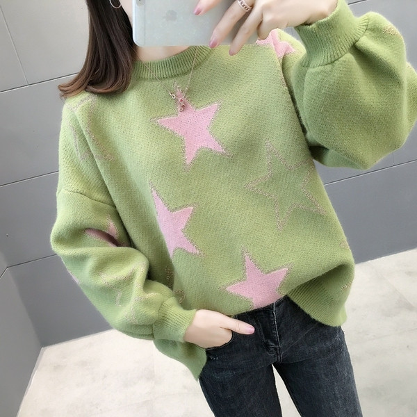 Μοντέρνο γυναικείο πουλόβερ  σε τρία χρώματα