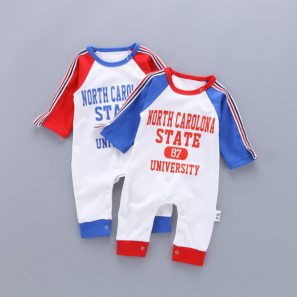 Salopeta sport pentru bebelusi model nou cu aplicare in doua culori