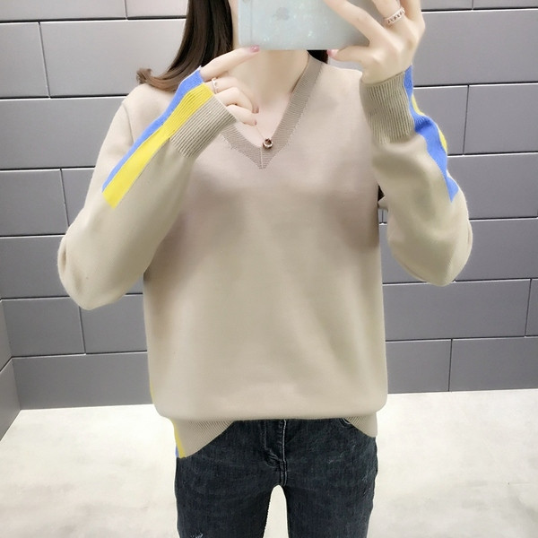 Női őszi-téli pulóver öt színben