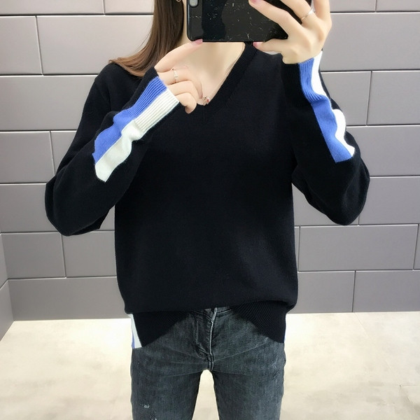 Női őszi-téli pulóver öt színben