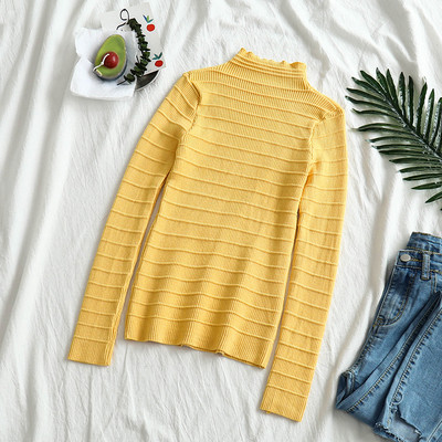 Γυναικείο πουλόβερ  με μακριά μανίκια σε διάφορα χρώματα