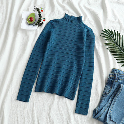 Γυναικείο πουλόβερ  με μακριά μανίκια σε διάφορα χρώματα