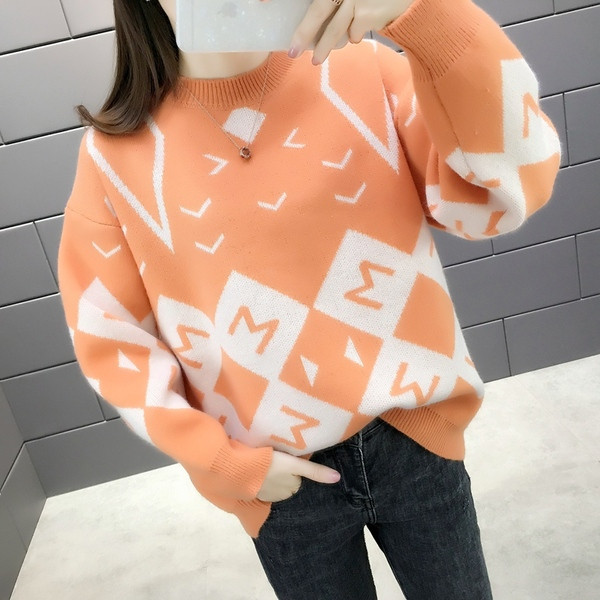 Modern női pulóver - hosszú modell három színben