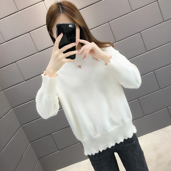 Γυναικείο πουλόβερ  σε μπλε, ροζ, λευκό, μπεζ και κόκκινο χρώμα