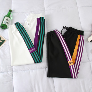 Спортен дамски панталон в два цвята с връзки