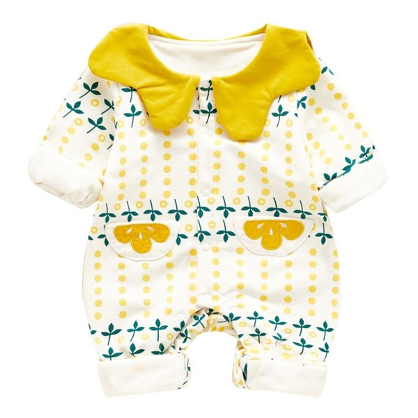 Νέο μοντέλο βρεφική σαλοπέτα για  κορίτσια με μοτίβο σε δύο χρώματα