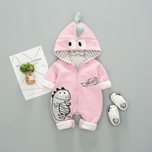 Νέο μοντέλο παιδικί ολόσωμη φόρμα  με κουκούλα, εφαρμογή και στοιχείο 3D για κορίτσια και αγόρια