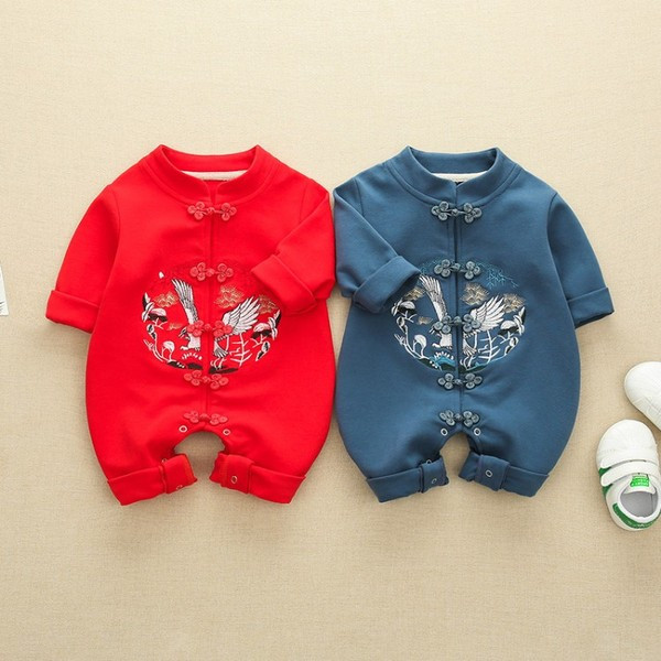 Νέο μοντέλο βρεφική σαλοπέτα για κορίτσια και αγόρια σε κόκκινο και μπλε χρώμα