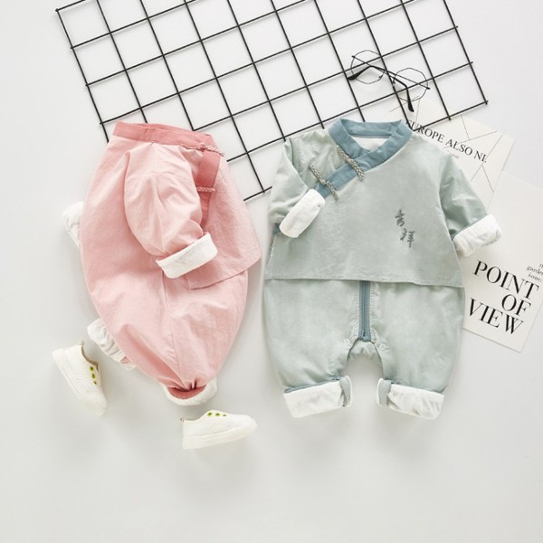 Παιδικές  ολόσωμες φόρμες για κορίτσια και αγόρια με φερμουάρ σε δύο χρώματα