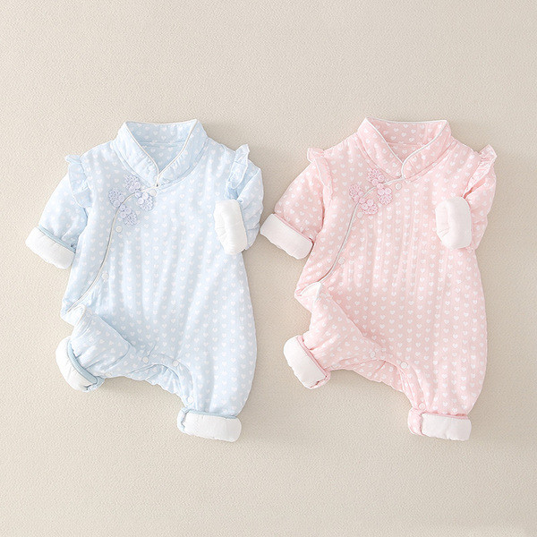 Νέο μοντέλο βρεφική σαλοπέτα για κορίτσια σε δύο χρώματα