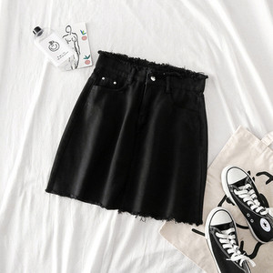 Γυναικεία φούστα denim με τσέπη σε τρία χρώματα