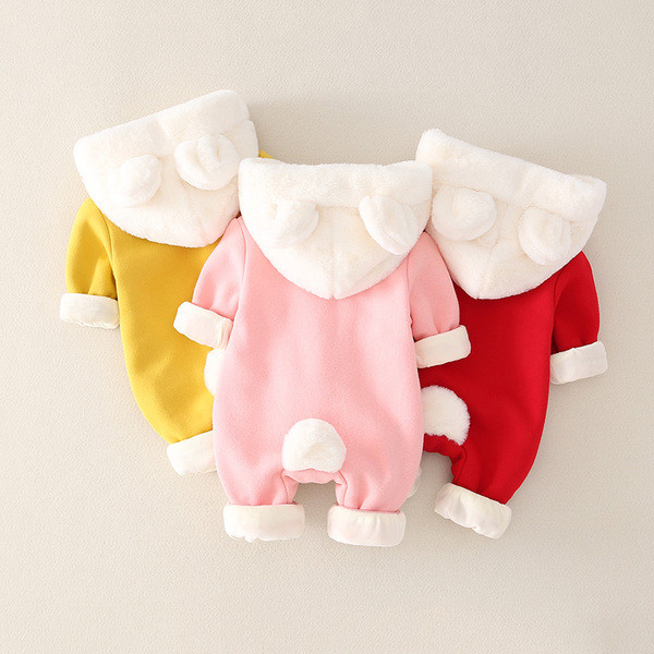 Νέο μοντέλο βρεφική σαλοπέτα για κορίτσια με κουκούλα και φερμουάρ σε διάφορα χρώματα