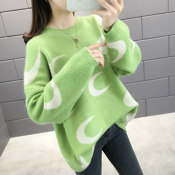 Női téli pulóver - széles modell több színben